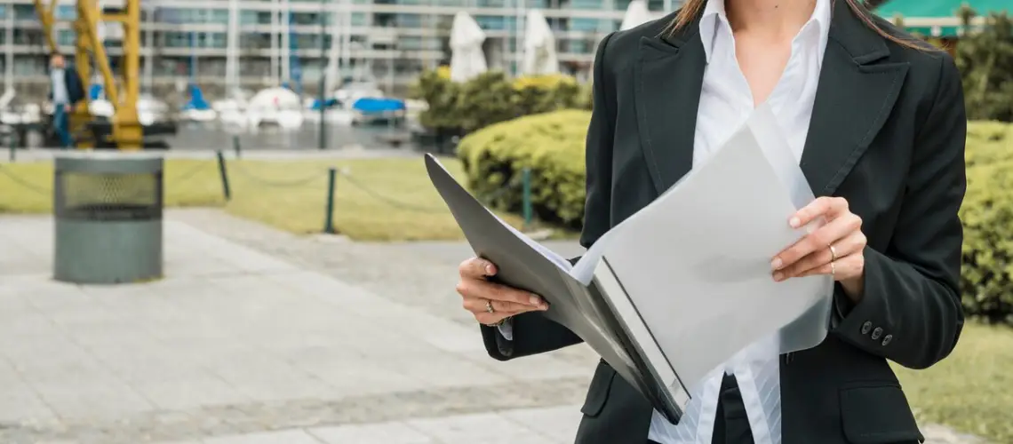 Professional valuer assessing residential property in Australia